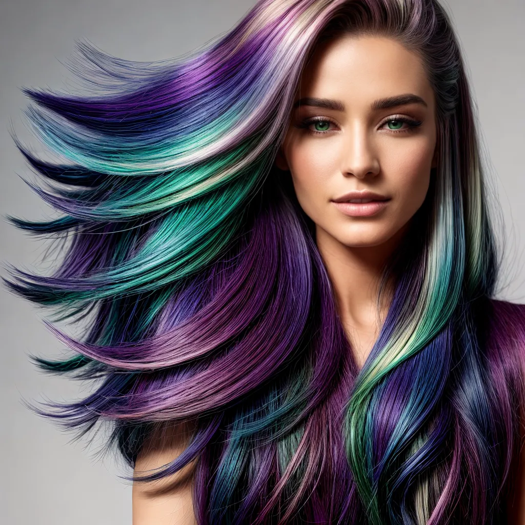 cabelo ondas vibrante cores fluorita cabelo ondas vibrante cores fluorita