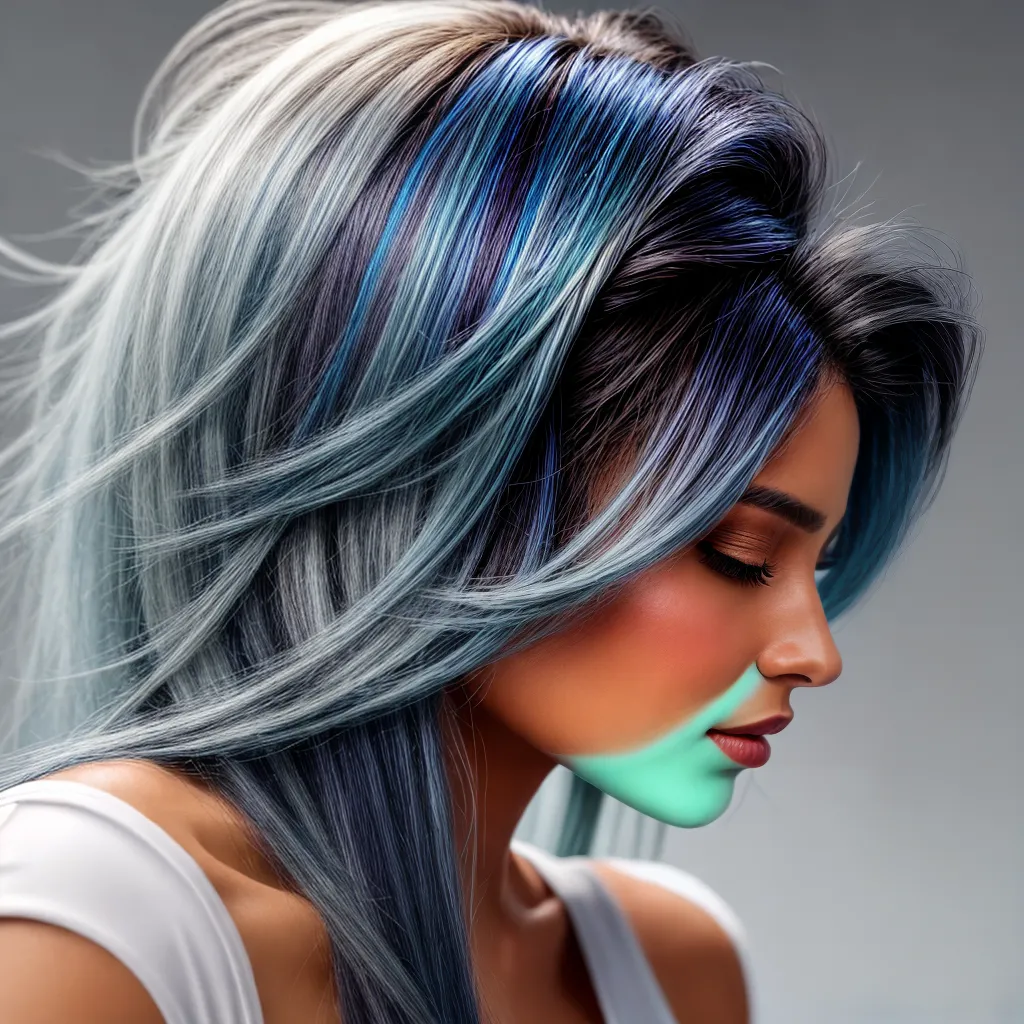 cabelo magnesita destaques tecido
