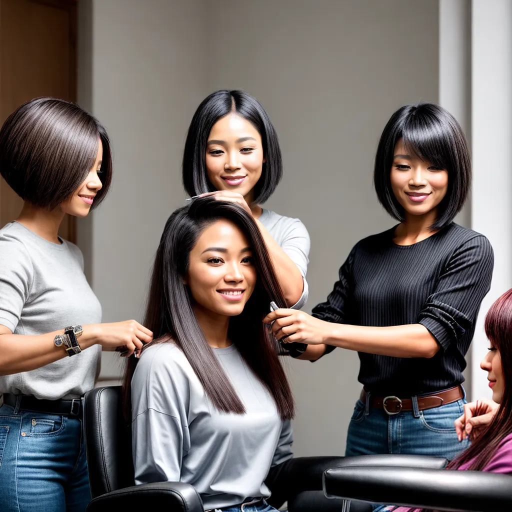 corte cabelo mulher sorriso transformacao corte cabelo mulher sorriso transformacao