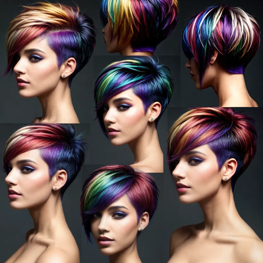 cortes cabelo coloridos tendencia