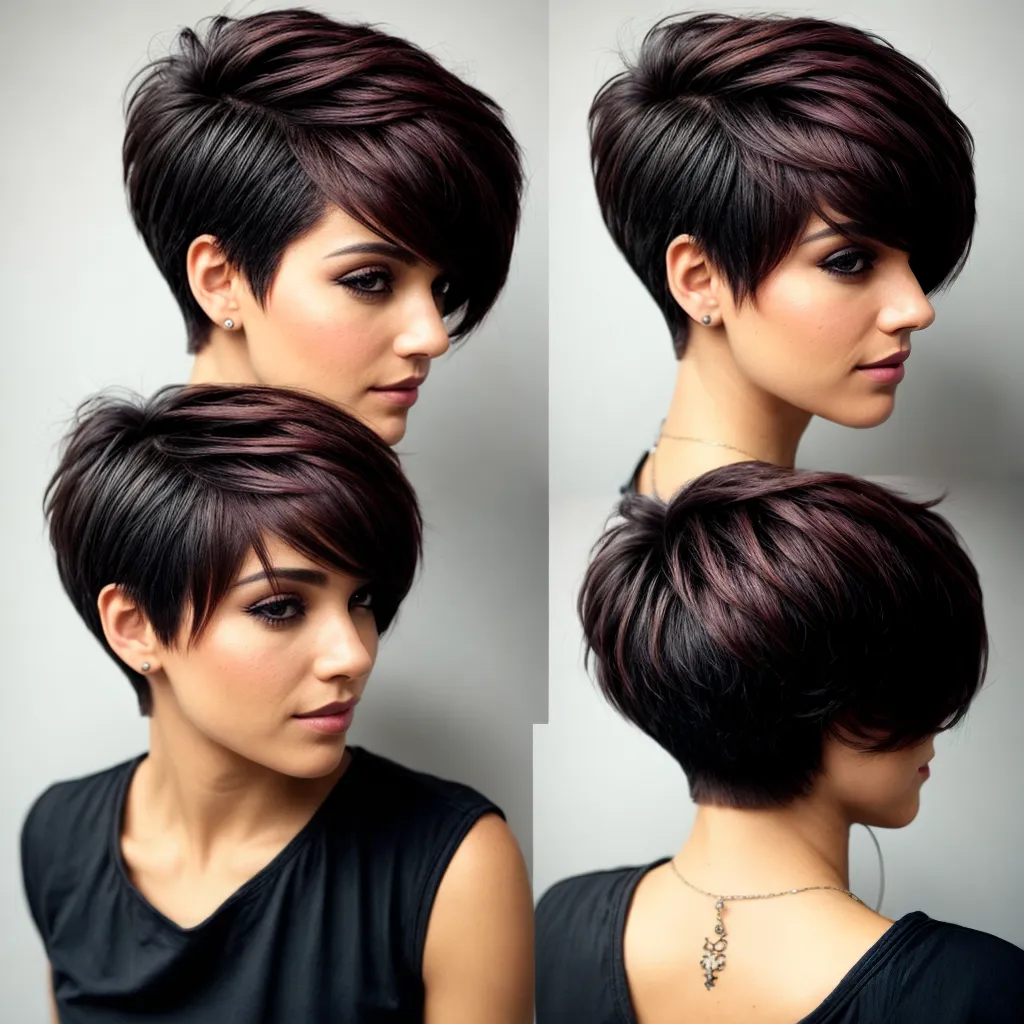 corte pixie estiloso corte pixie estiloso