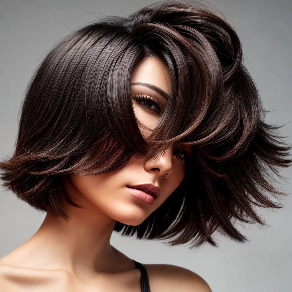 mulher cabelo bob volumoso moderno mulher cabelo bob volumoso moderno