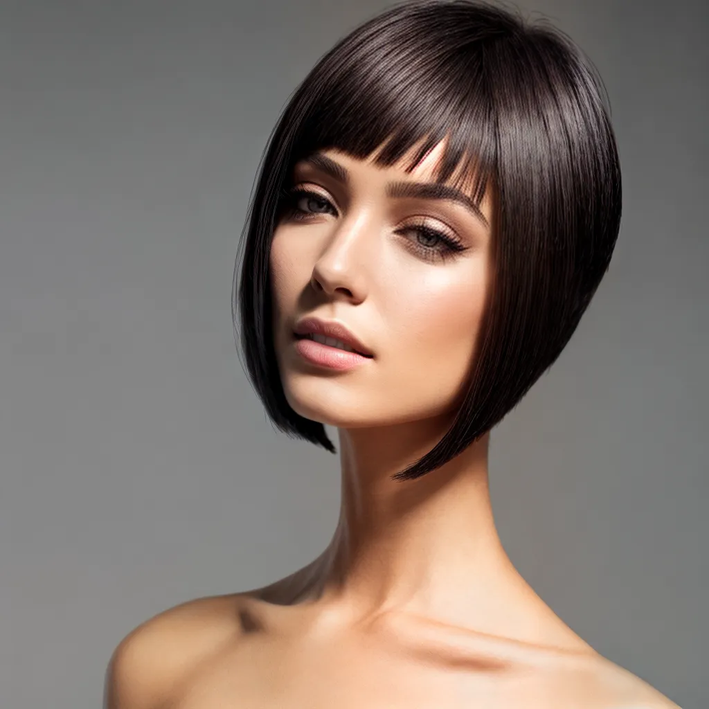 corte bob moderno elegante
