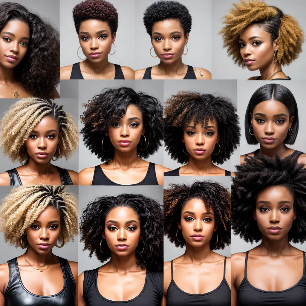 mulheres cabelo diversidade penteados