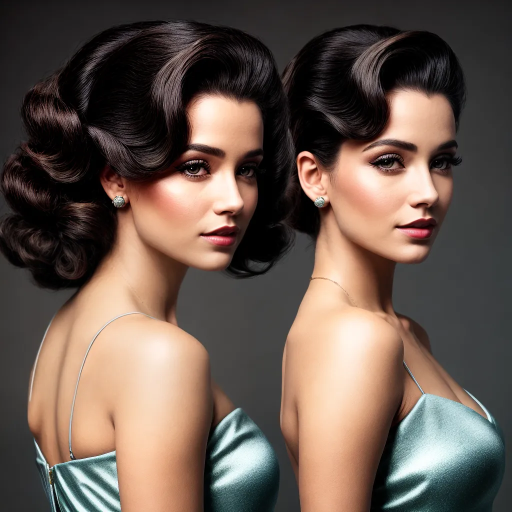 mulher penteado vintage sofisticacao mulher penteado vintage sofisticacao