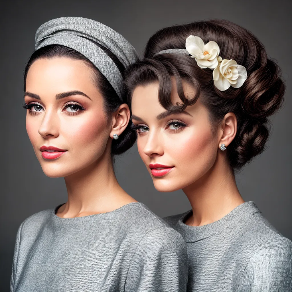 mulher penteado vintage estilo retro mulher penteado vintage estilo retro
