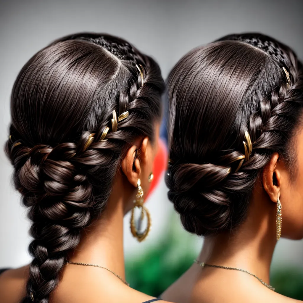 cabelo tranca intrincada mulher