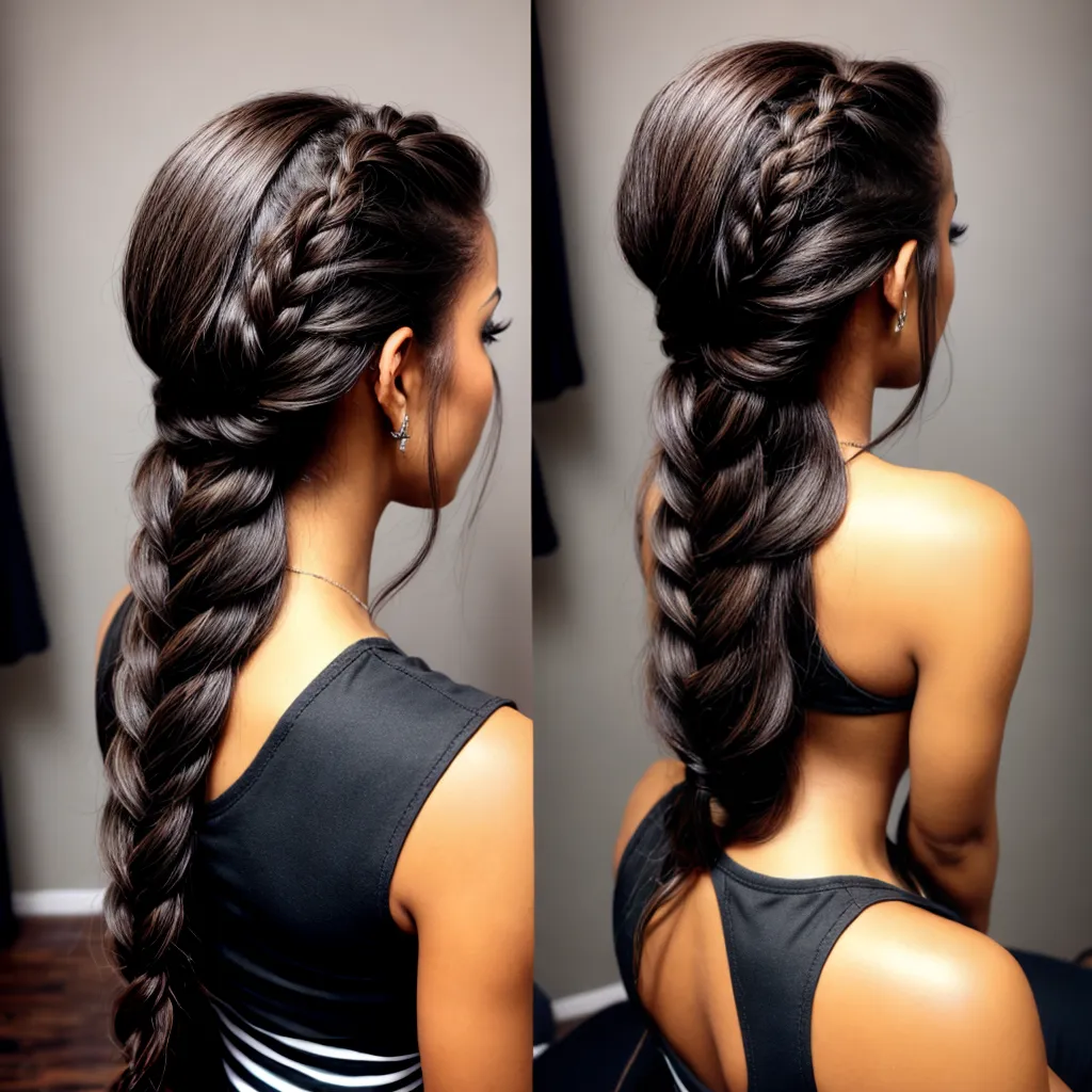cabelo tranca intrincada mulher 1