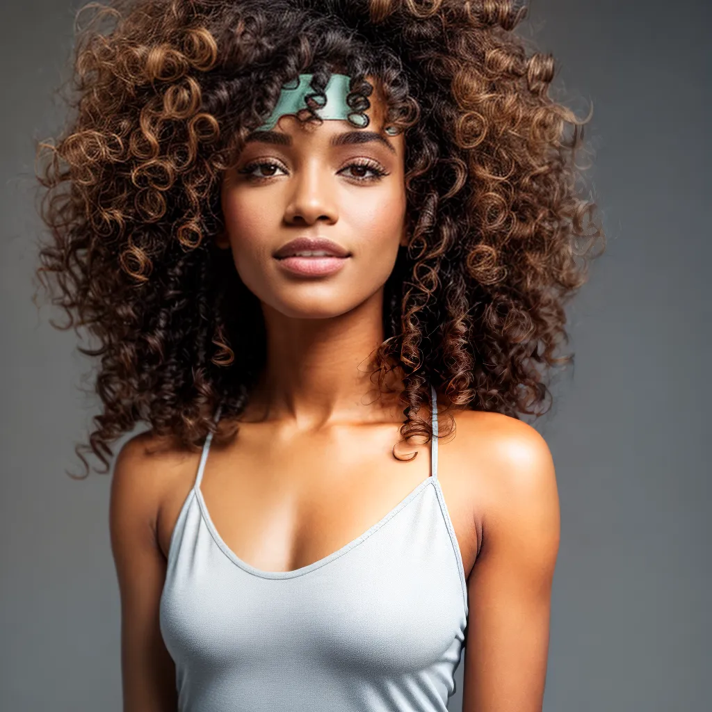 mulher cabelo cacheado corte tendencia