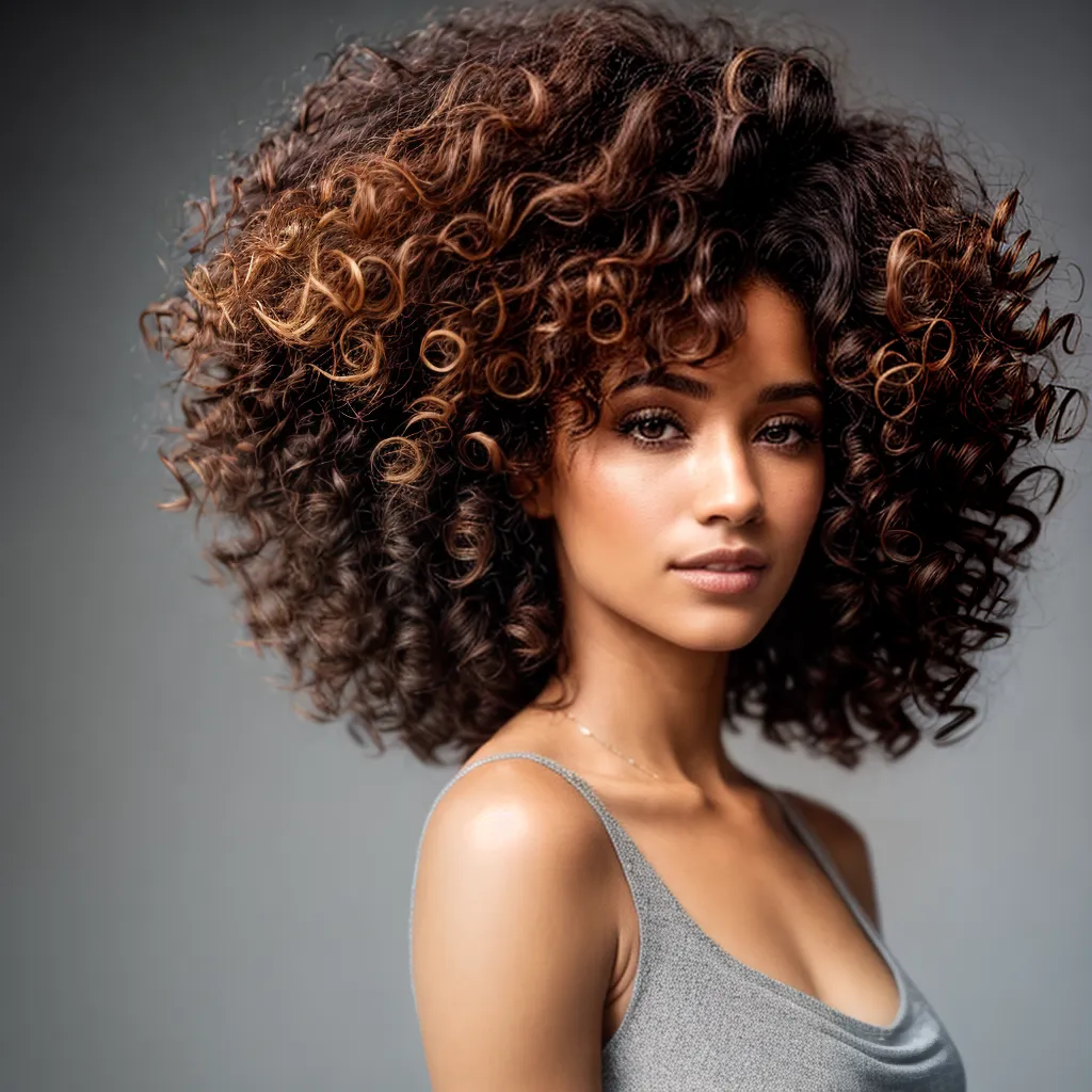 mulher cabelo cacheado corte tendencia 1