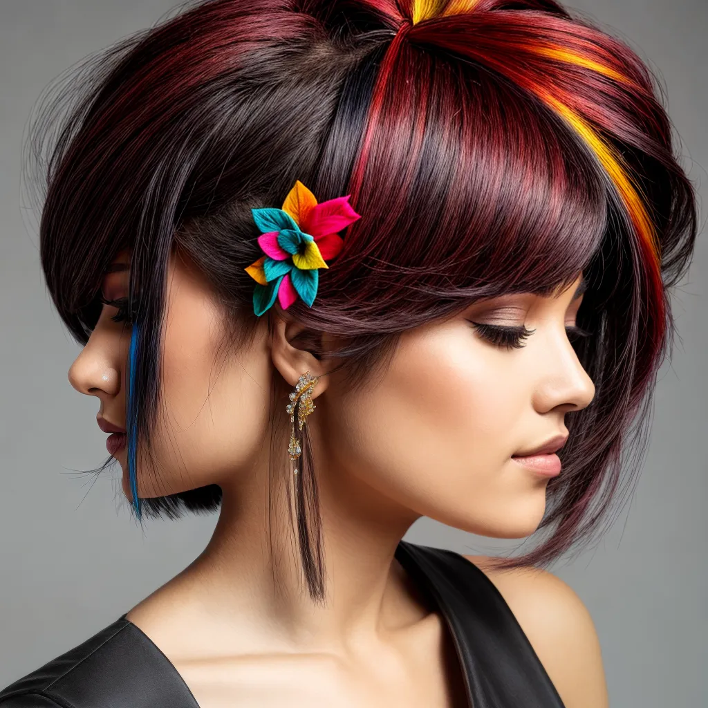 cabelo mulher acessorios coloridos
