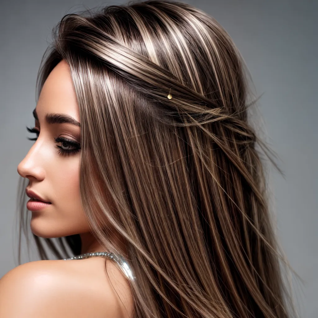 cabelo metalico destaque pirita cabelo metalico destaque pirita
