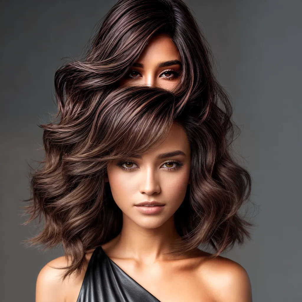 mulher cabelo ondulado bangs tendencia mulher cabelo ondulado bangs tendencia