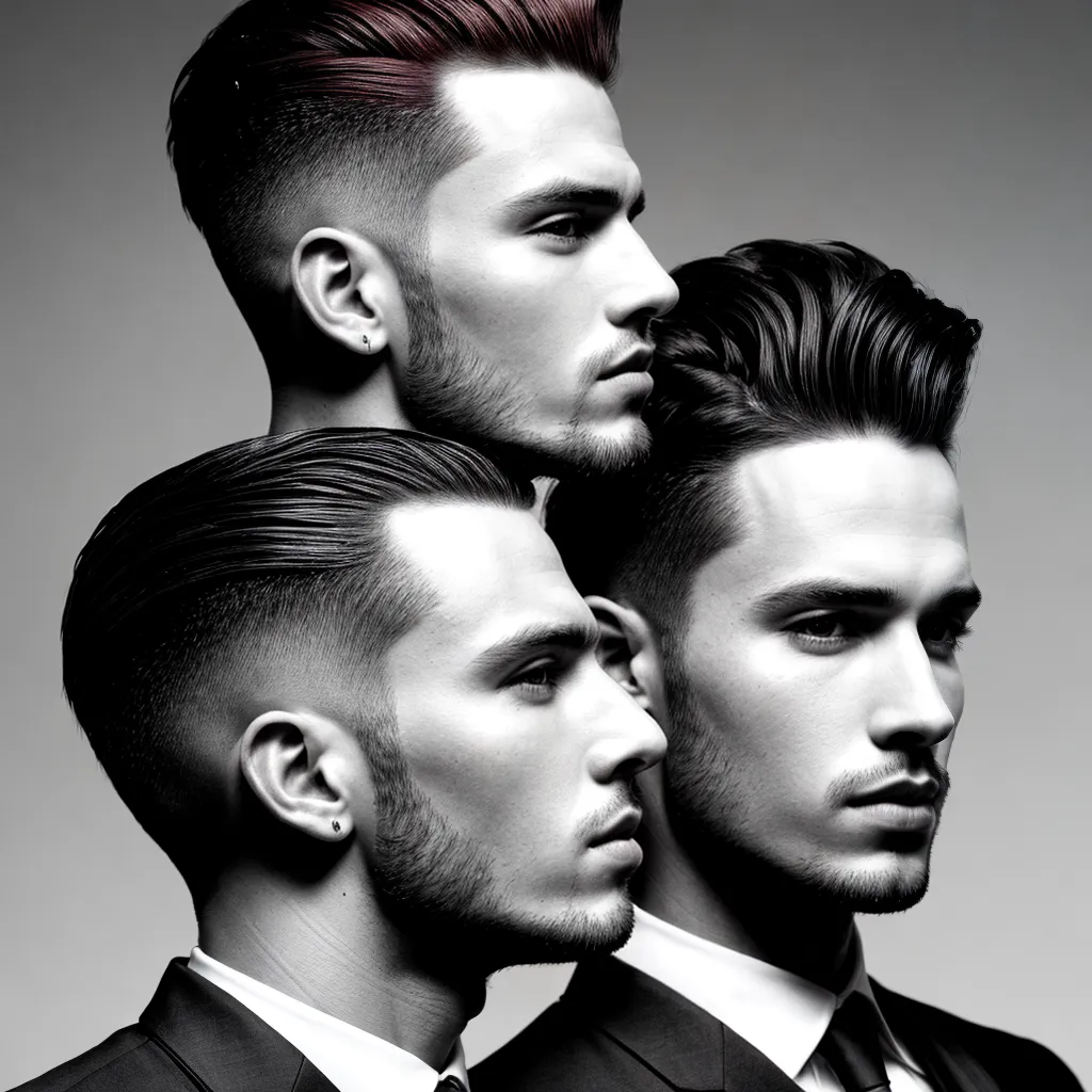 cortes classicos homens preto branco