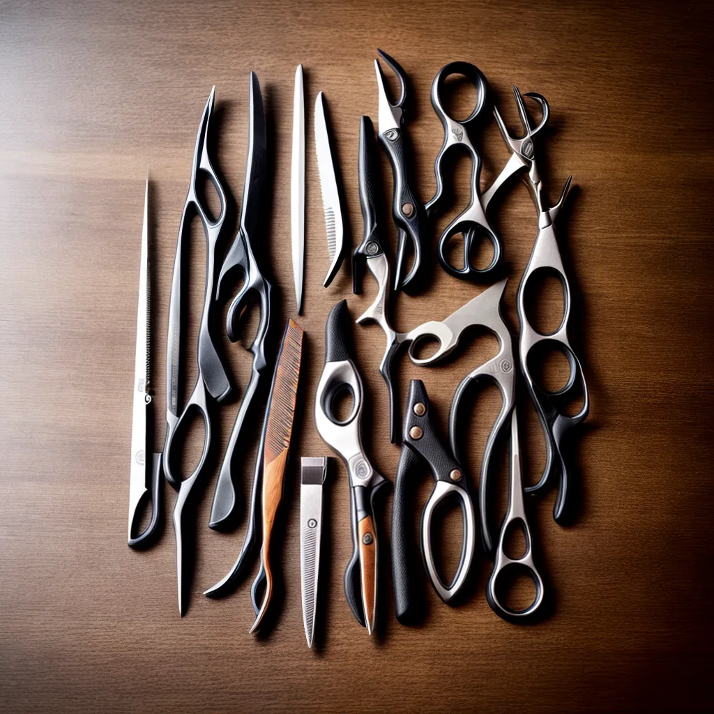 barbeiro ferramentas precisao corte cabelo