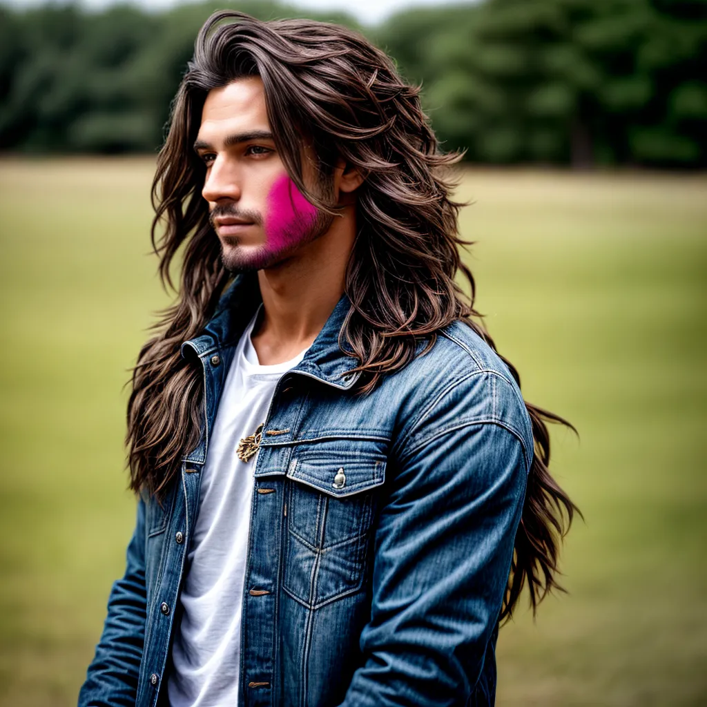 homem cabelo longo natureza sol homem cabelo longo natureza sol