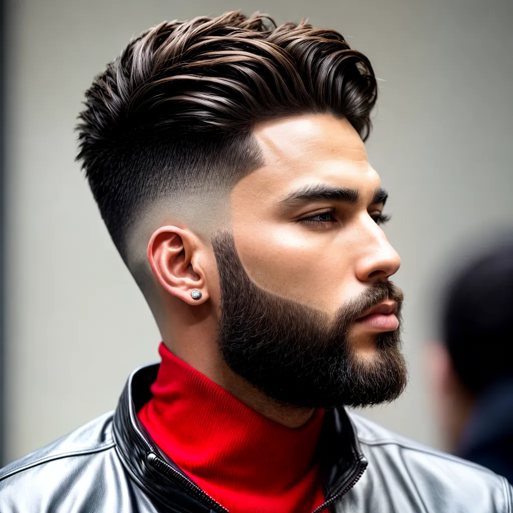 corte masculino estiloso celebridade