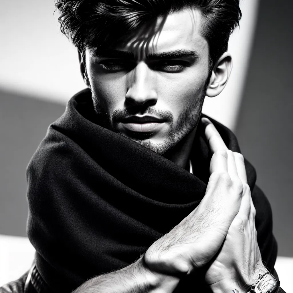 corte cabelo masculino preto branco
