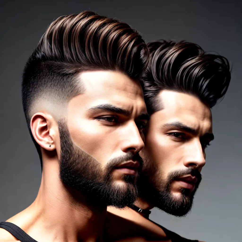 corte estiloso homem celebridade