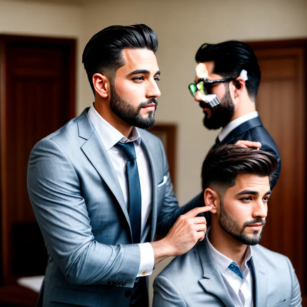 noivo barba estilosa casamento