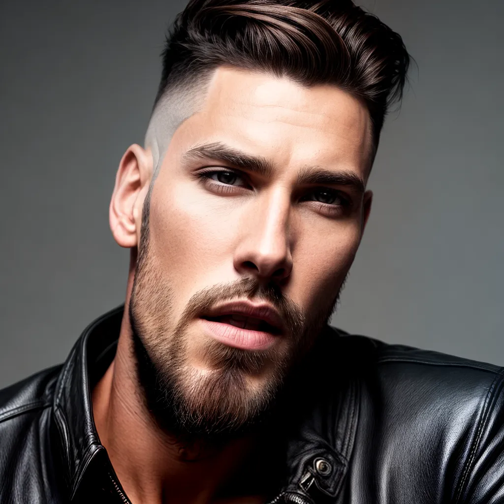 modelo masculino corte estiloso