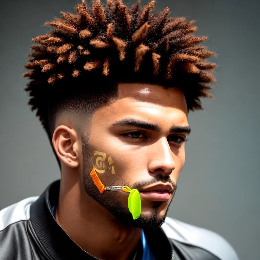 corte masculino atleta moderno