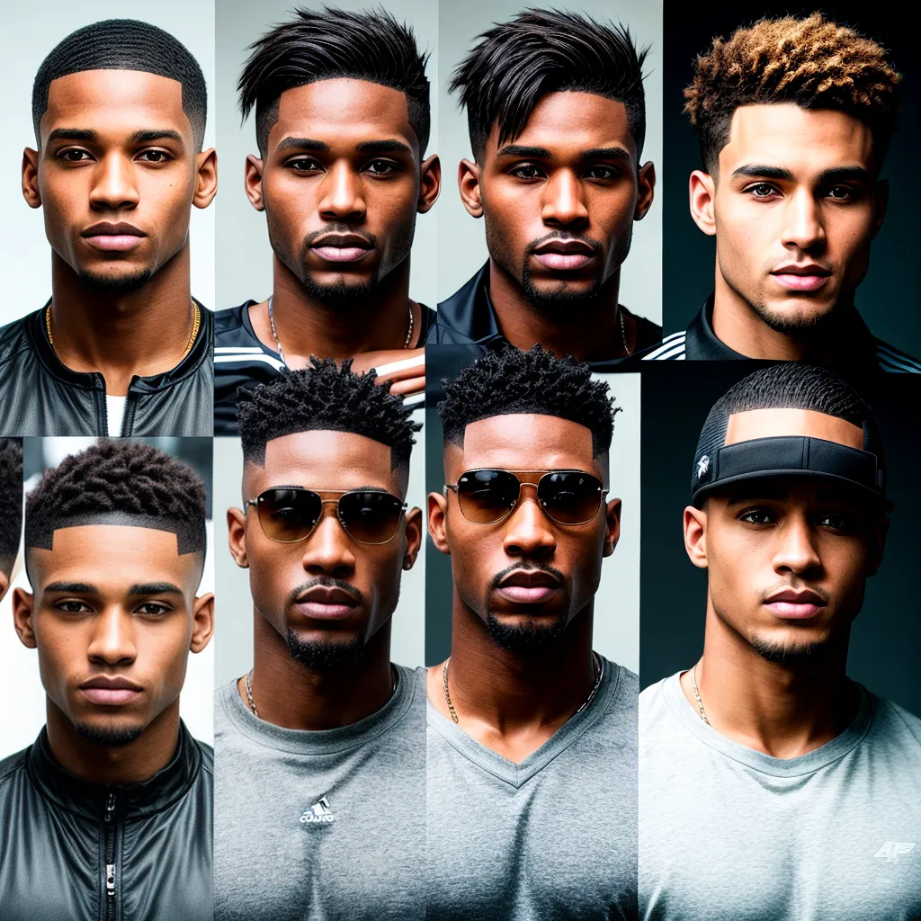 atletas masculinos cortes cabelo estilos
