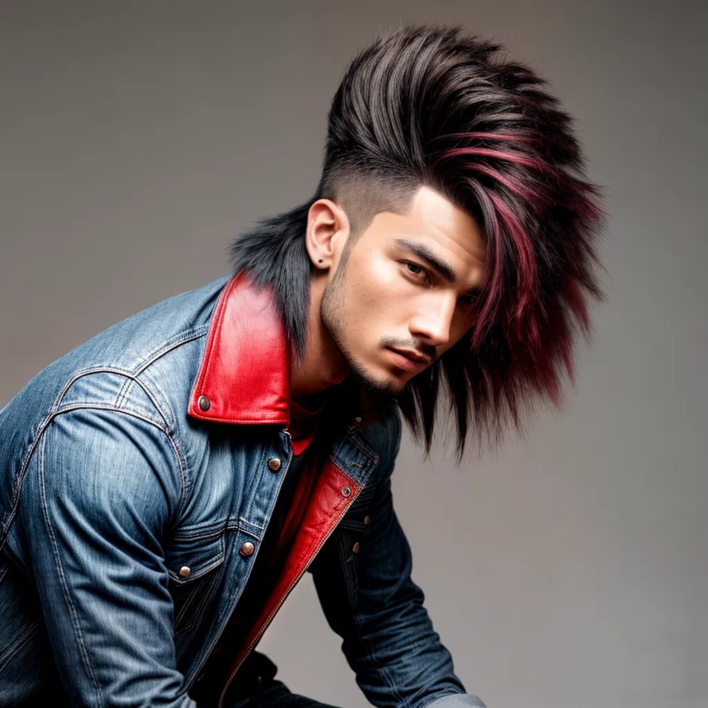 corte cabelo mullet jovem 1980