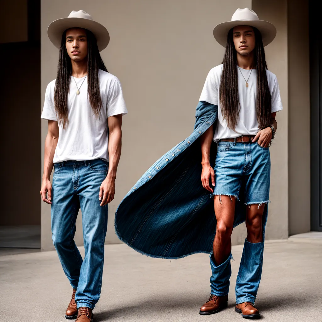 jovem hippie estilo anos70