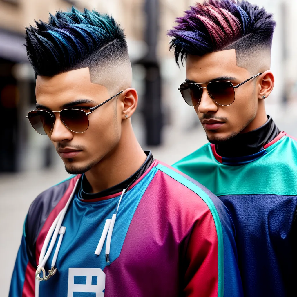 corte cabelo jovem estiloso colorido corte cabelo jovem estiloso colorido