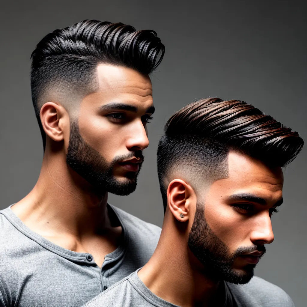 corte masculino estiloso rosto quadrado corte masculino estiloso rosto quadrado