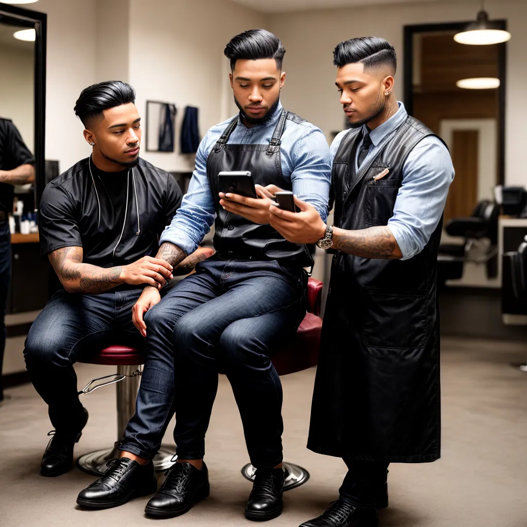 barbearia jovem celular corte tendencia barbearia jovem celular corte tendencia
