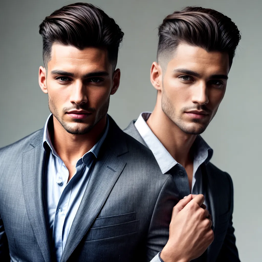 modelo masculino corte moderno moda sustentavel