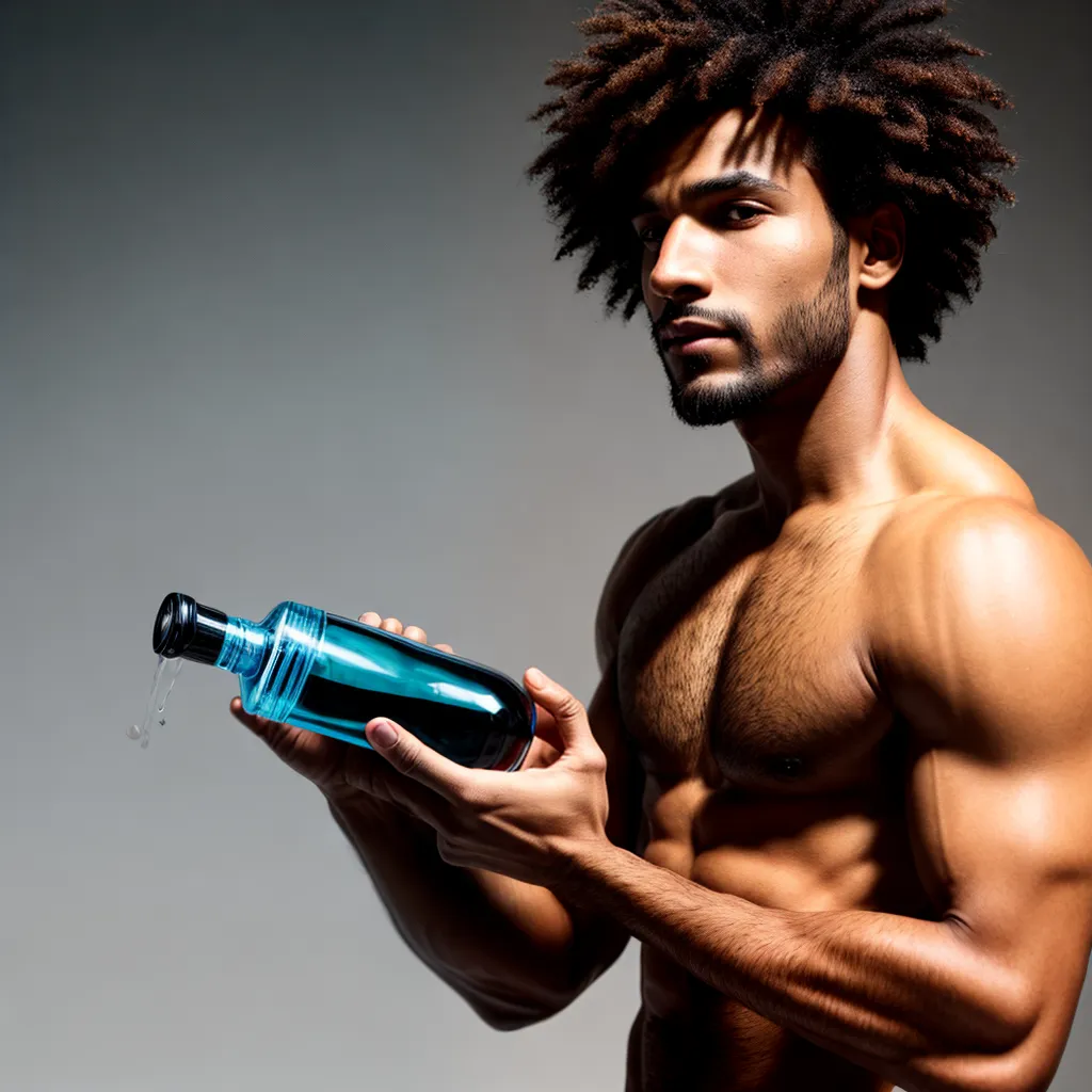 mao homem shampoo pente cuidados cabelo