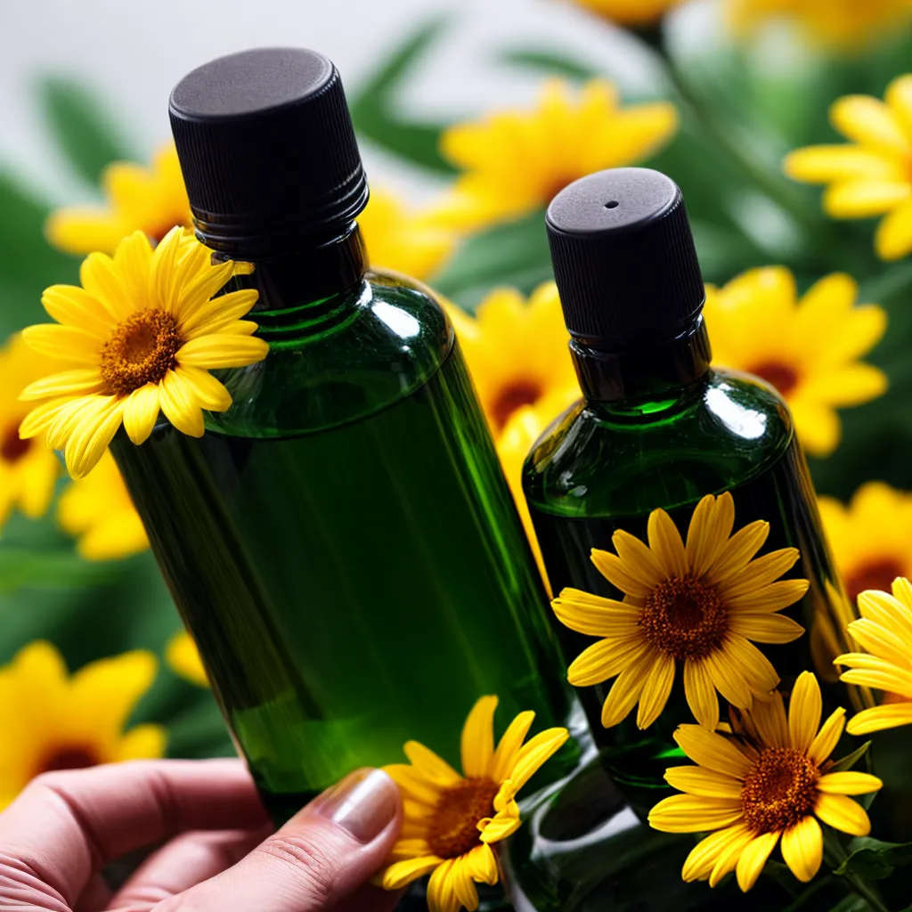 serum crescimento capilar flores verdes
