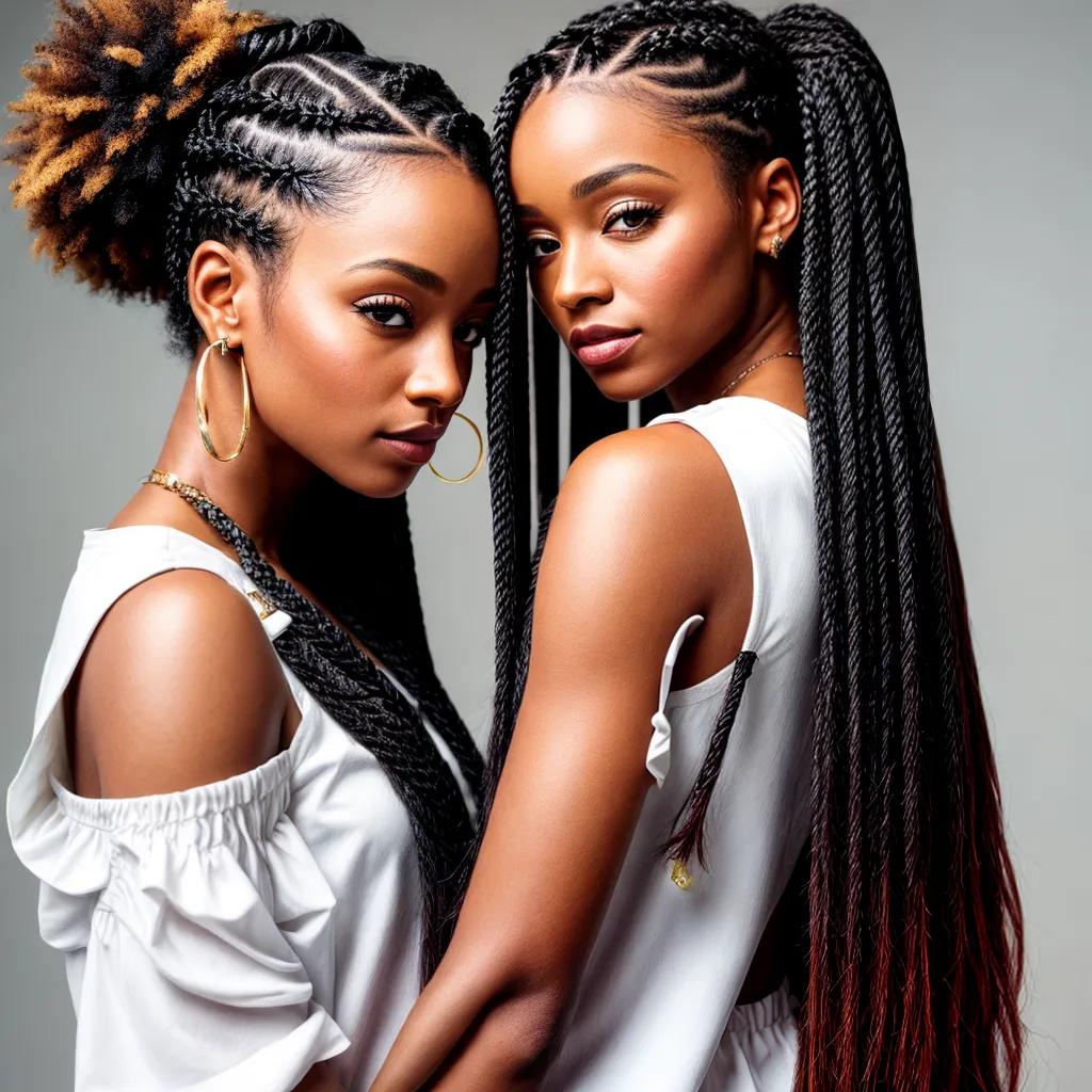 mulher cabelo trancas artisticas