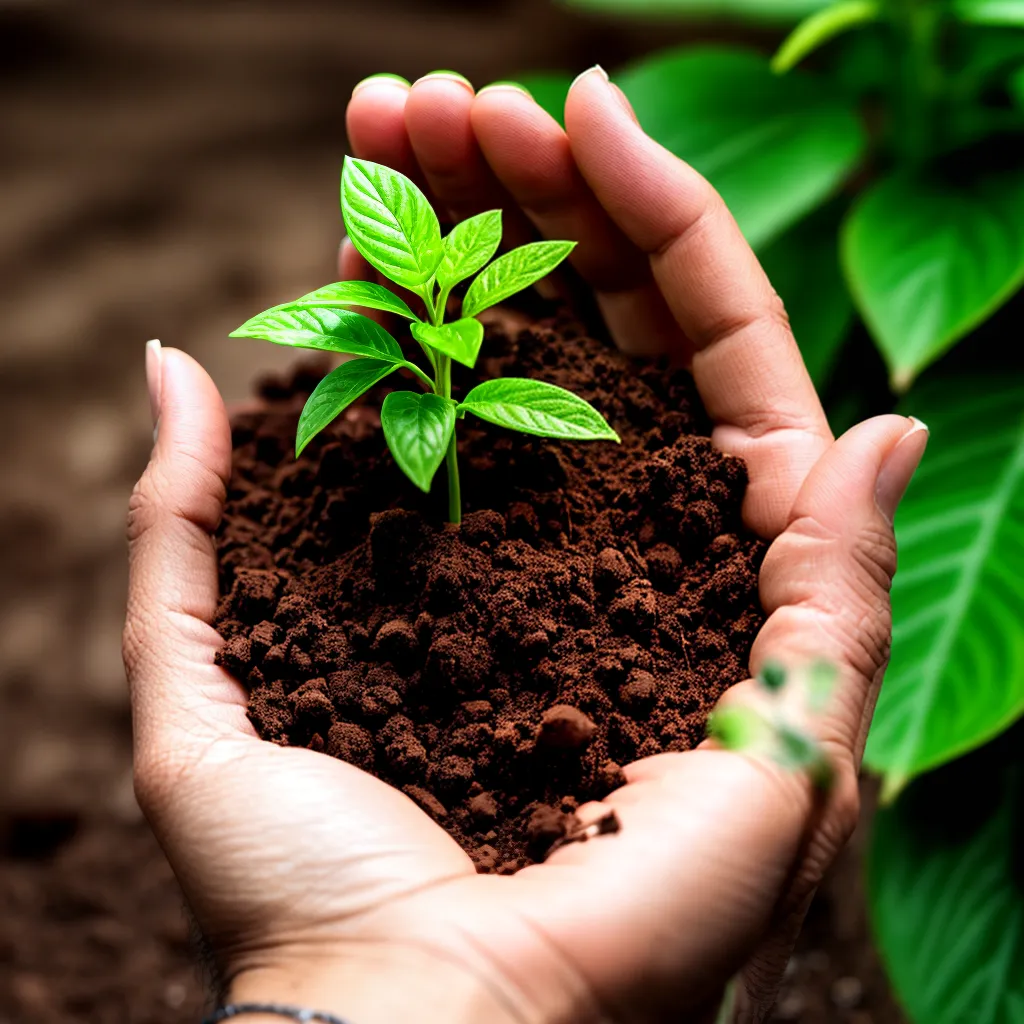 mao planta crescimento resiliencia