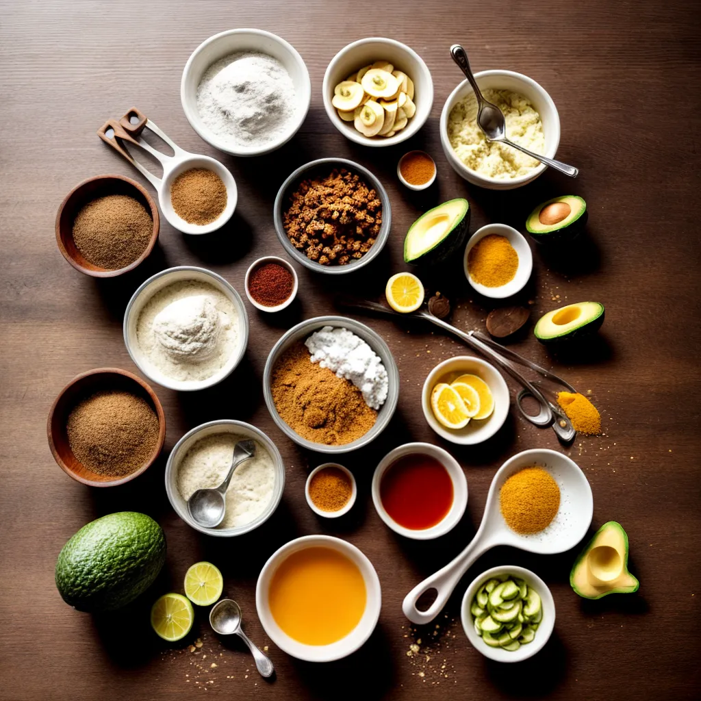 mesa ingredientes mascaras capilares