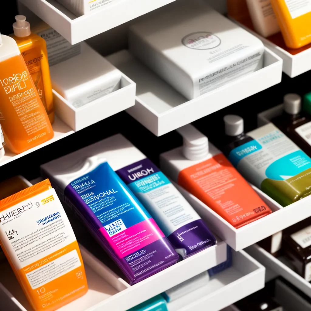 produtos cuidado cabelo variedade prateleira