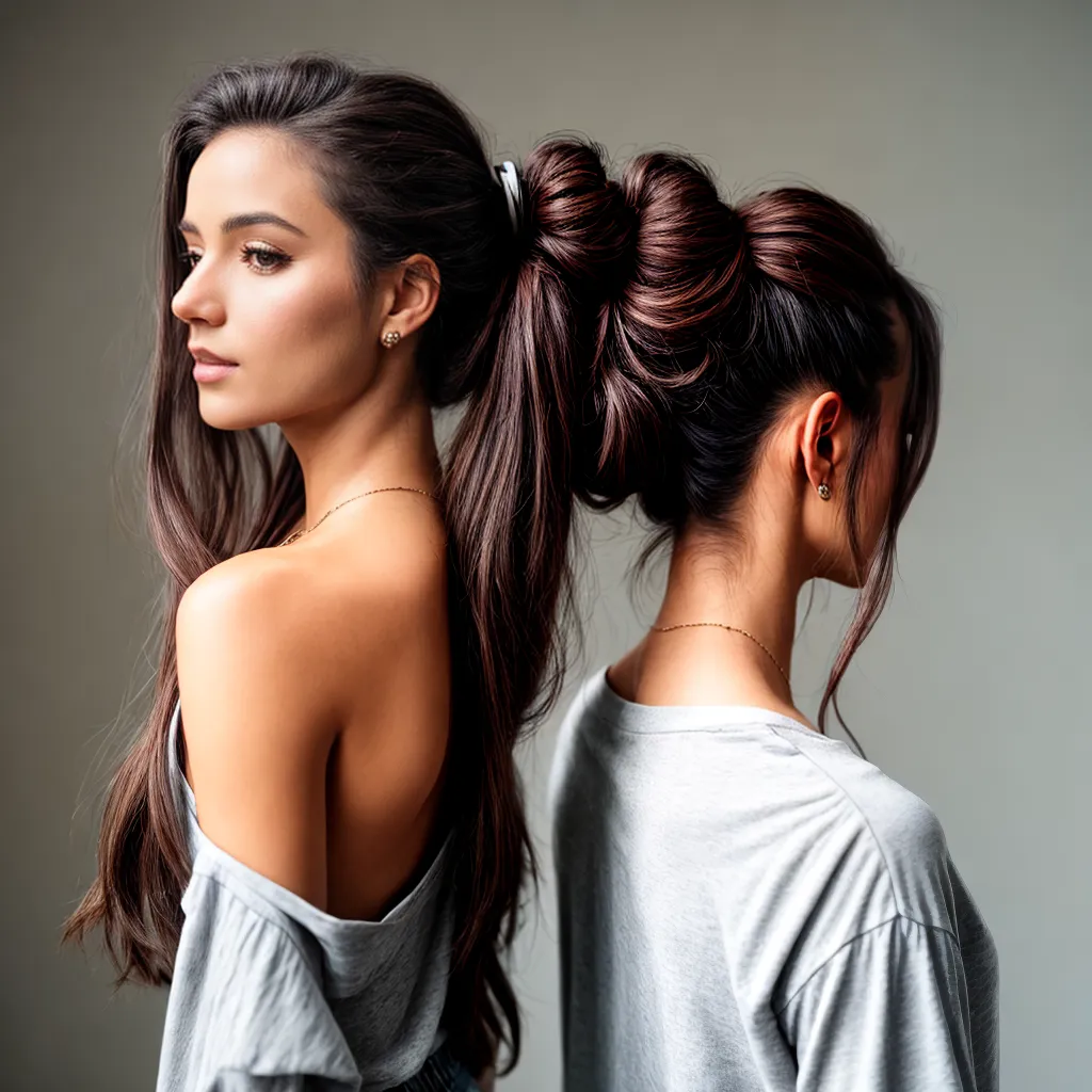 mulher cabelo solto espelho penteado mulher cabelo solto espelho penteado