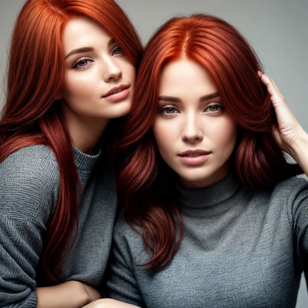 mulher cabelo vermelho mascara cuidados