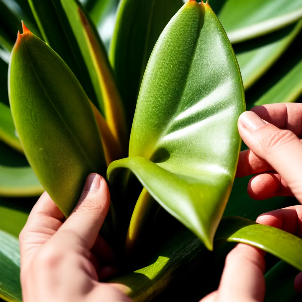 aloe vera folha corte mao 1 aloe vera folha corte mao 1