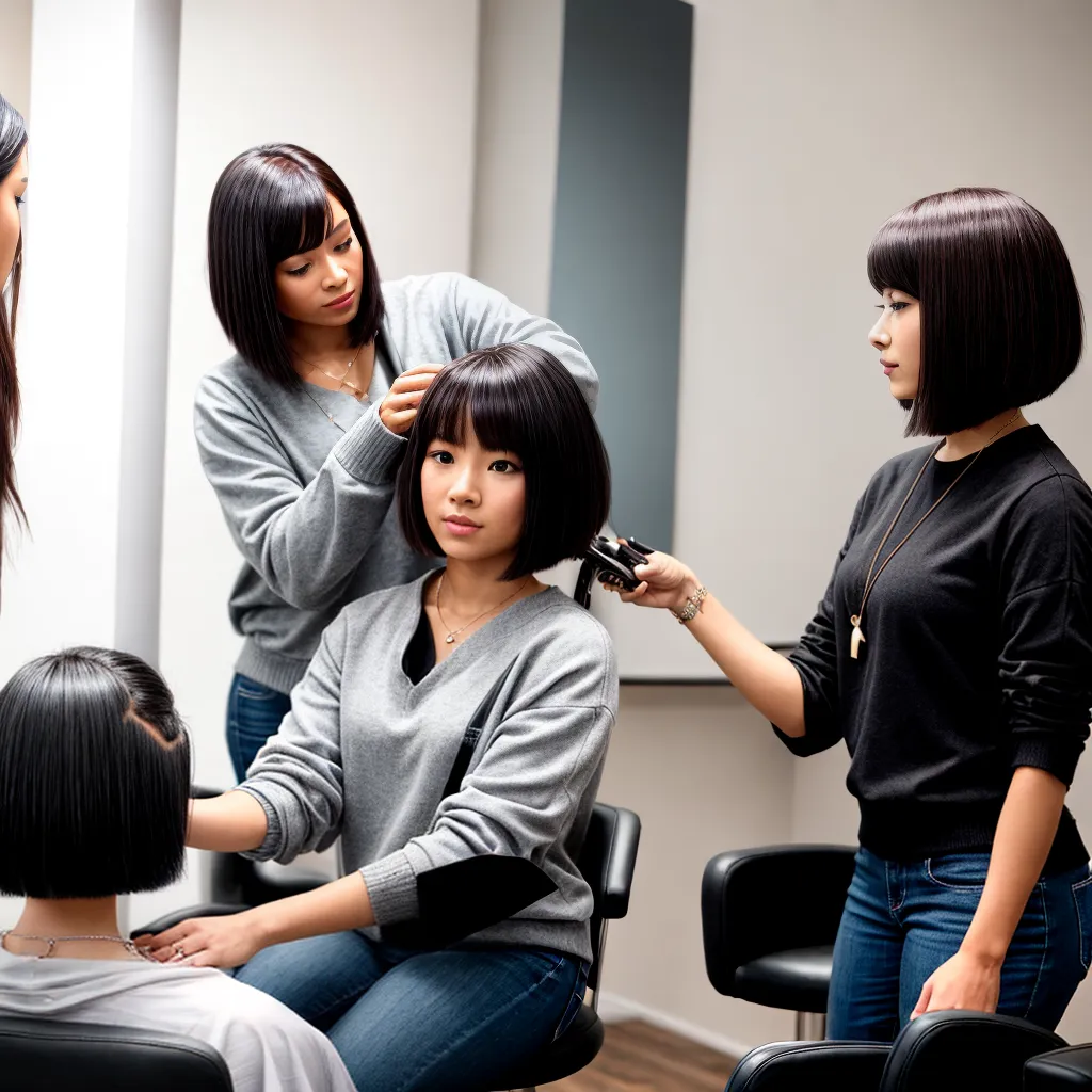 mulher cadeira salao cabelo corte mulher cadeira salao cabelo corte