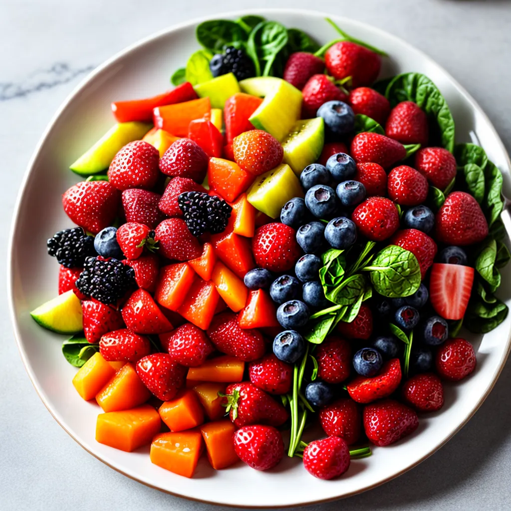 prato colorido frutas legumes saudavel