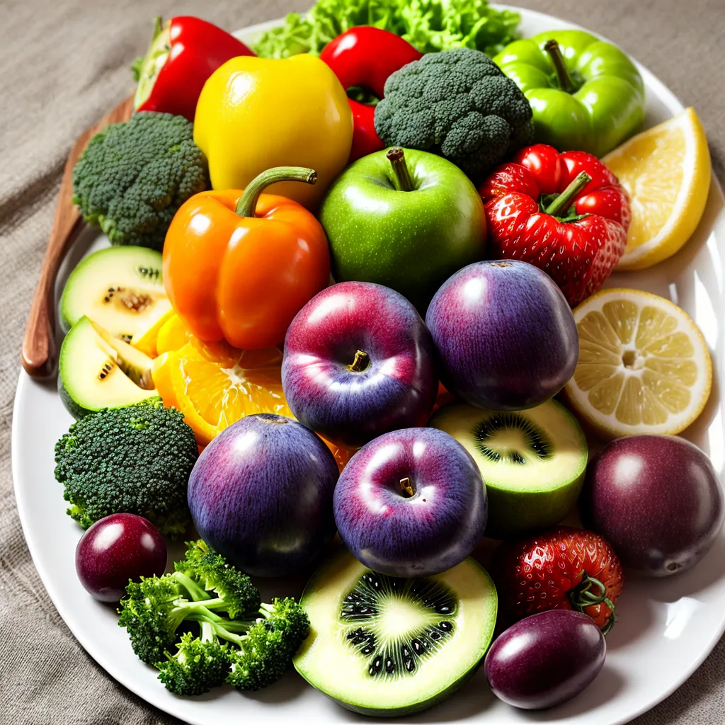 prato colorido frutas legumes saudavel 1