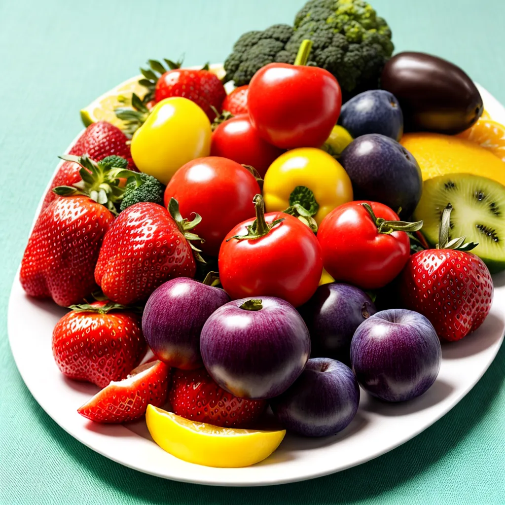 prato colorido frutas legumes saude 5