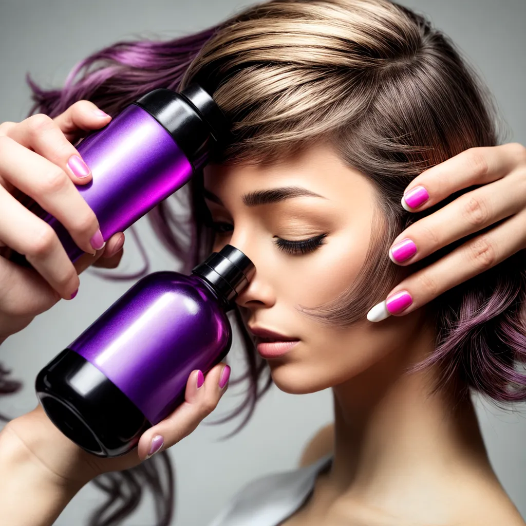 mao mulher shampoo roxo cabelo loiro mao mulher shampoo roxo cabelo loiro