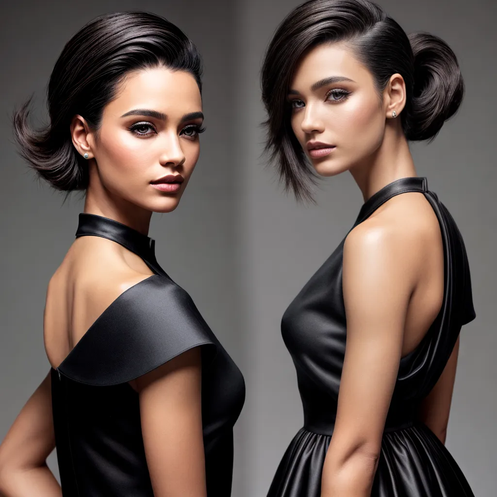 mulher estilosa pompadour cabelo volumoso mulher estilosa pompadour cabelo volumoso