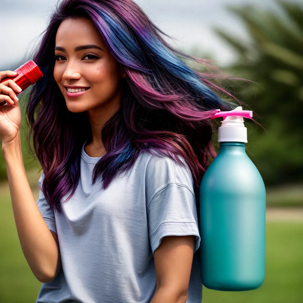 shampoo colorido cabelo saudavel