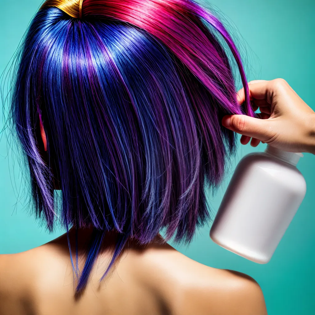 shampoo colorido cuidados cabelo